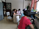 体检中心全体职工以及耳鼻喉科、口腔科8月周末加班为兰石集团职业病职工健康体检